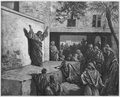 Michée exhortant les Israélites à la repentance - Gustave Dore